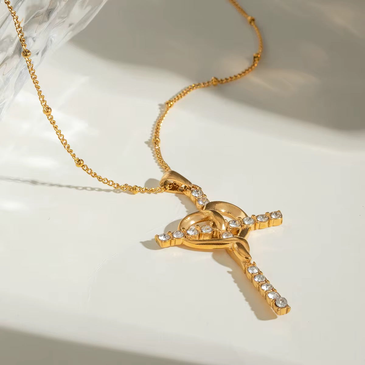 Cross Heart Necklace
