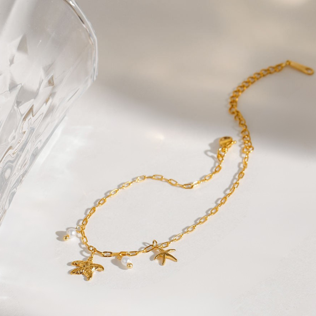 Sea Star Pearl Bracelet