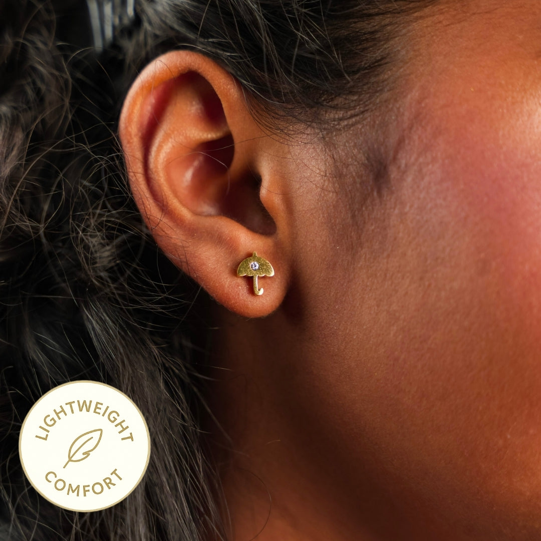 छाता स्टड इयररिंग