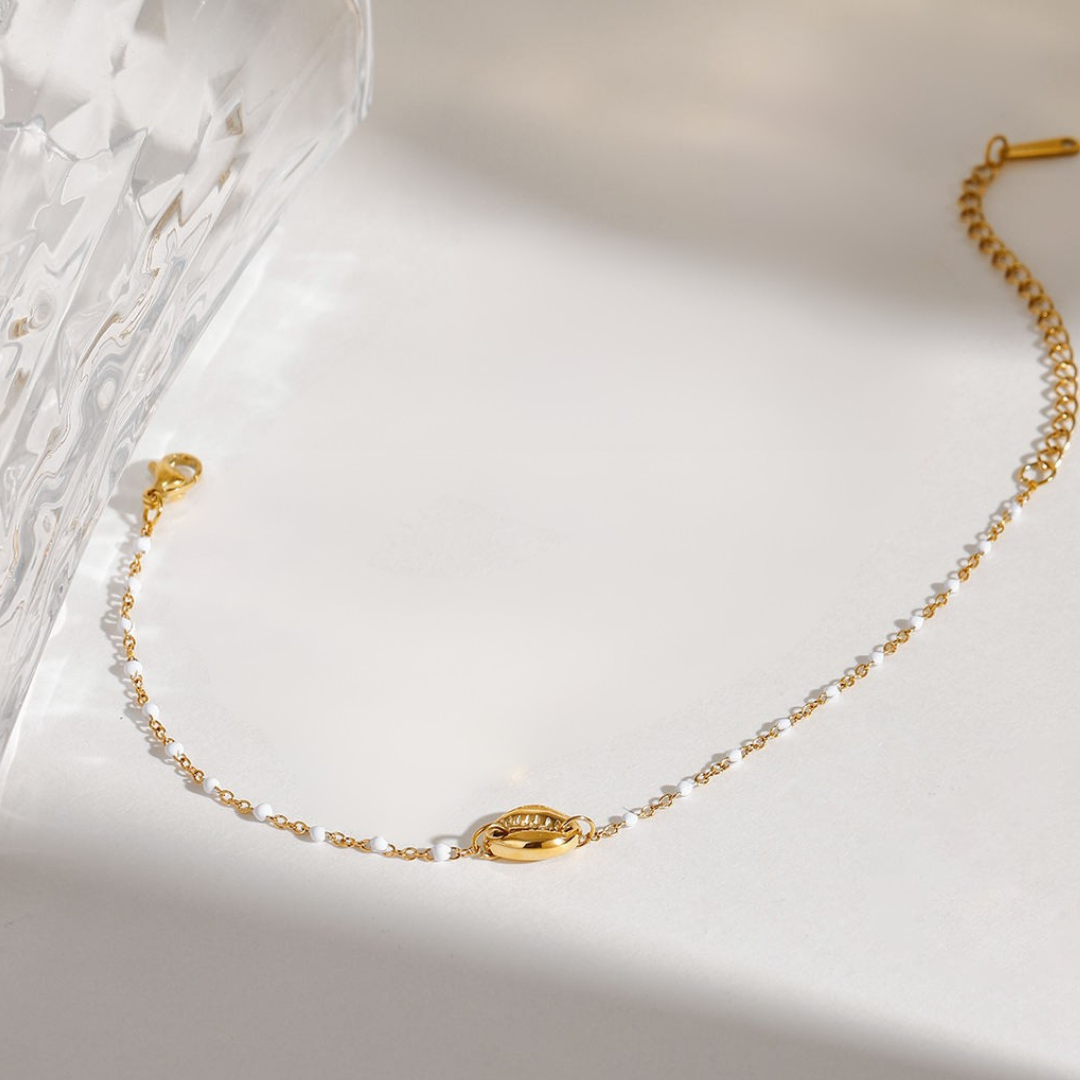 Sea Shell Pearl Bracelet