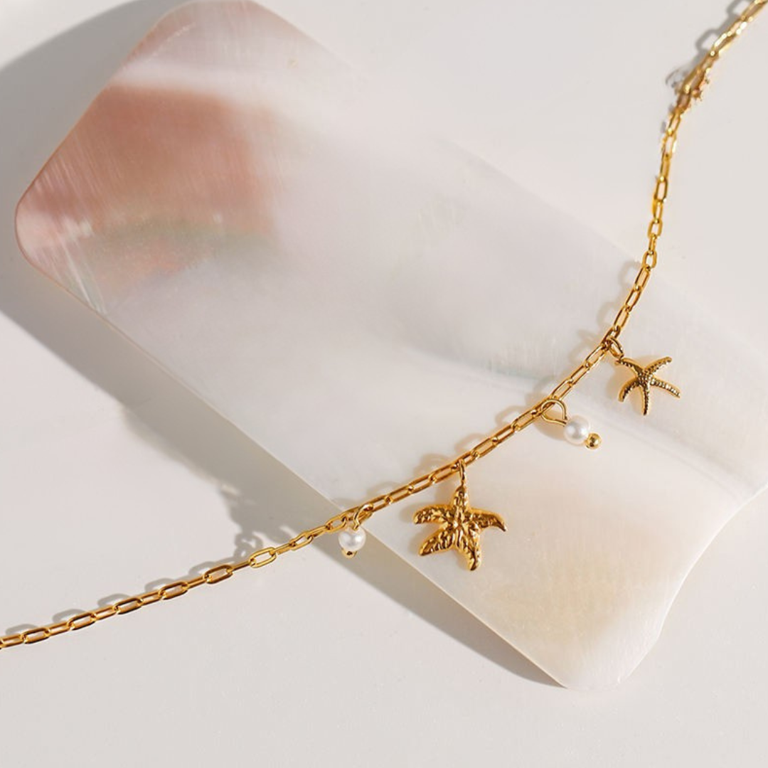 Sea Star Pearl Bracelet