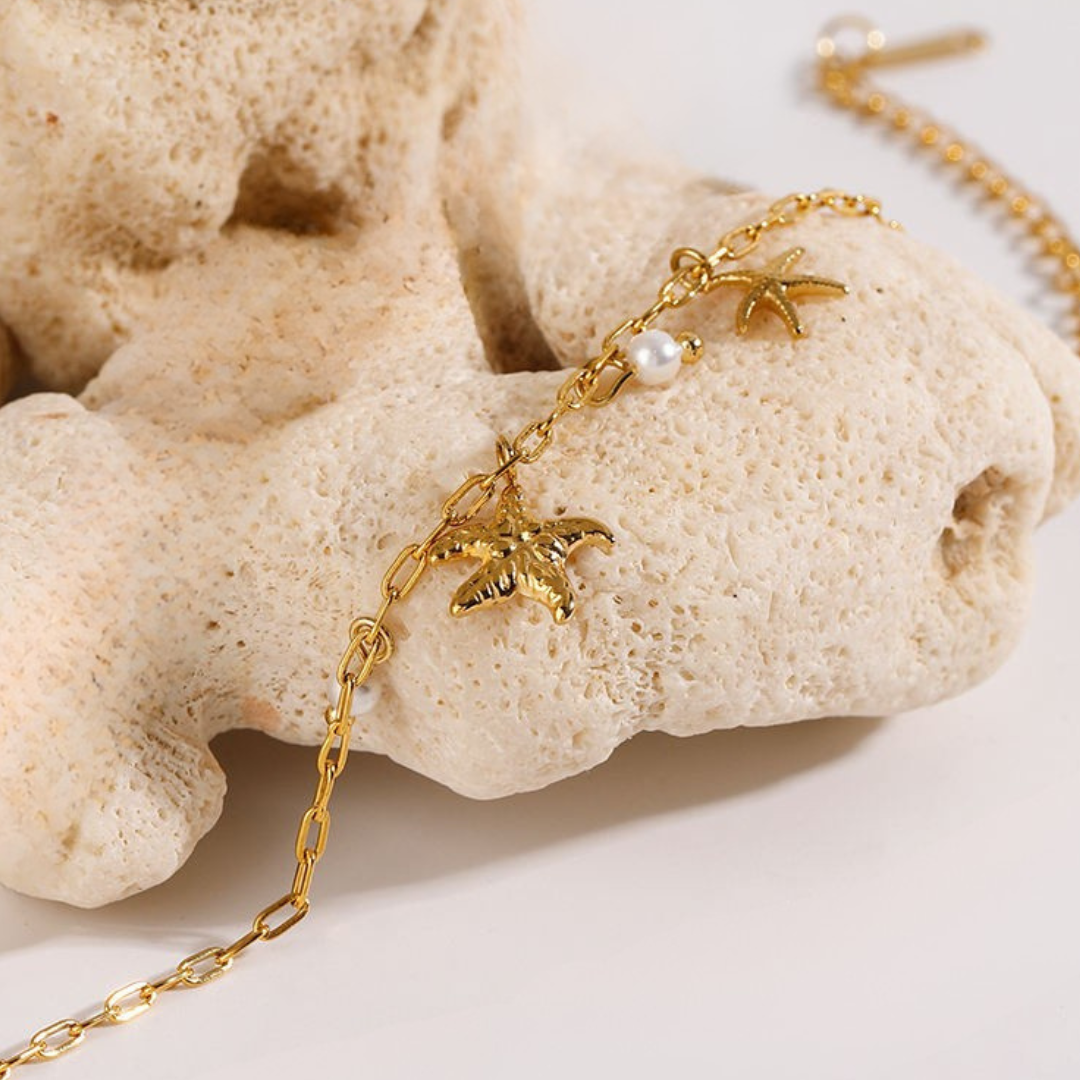 Sea Star Pearl Bracelet