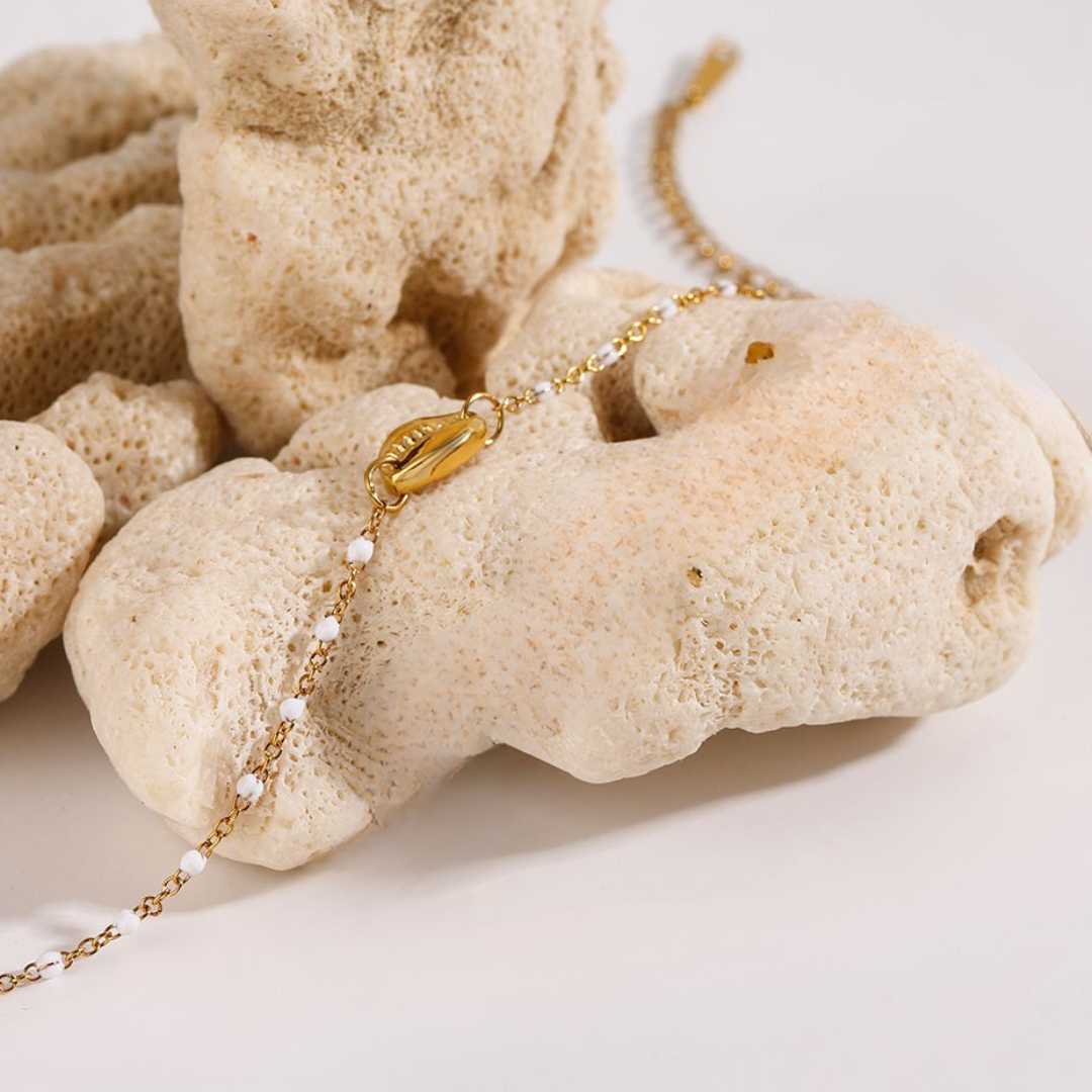 Sea Shell Pearl Bracelet