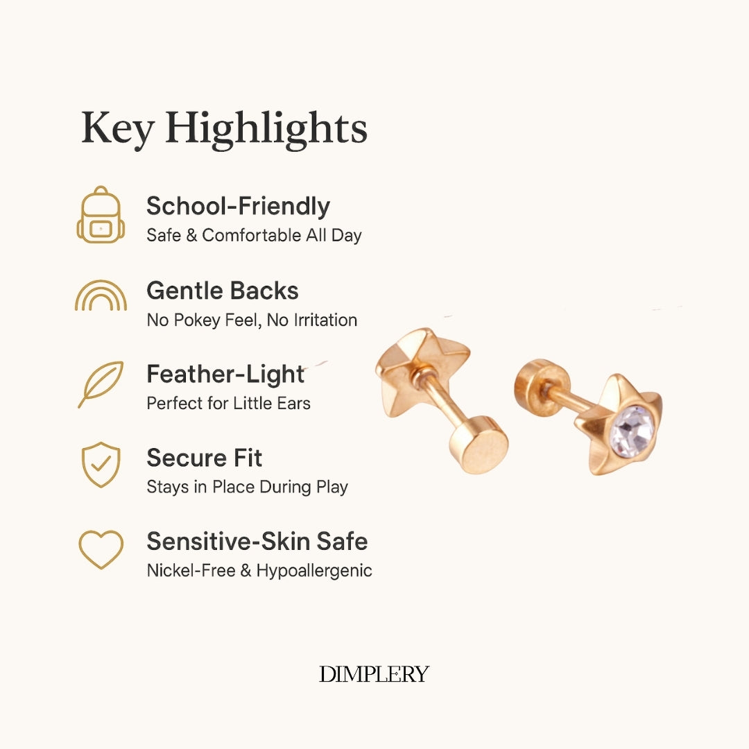 स्टार स्टड इयररिंग