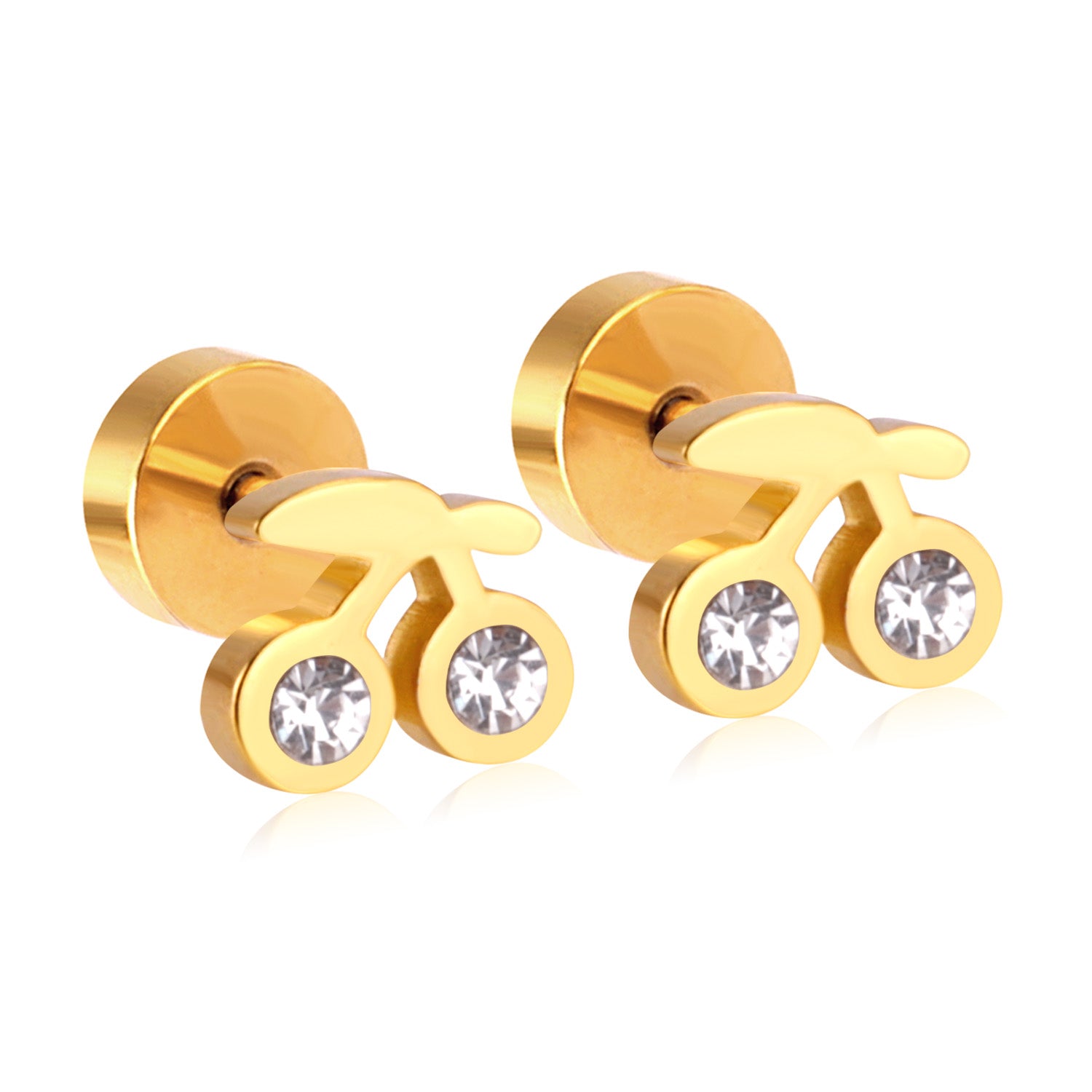 चेरी स्टड इयररिंग