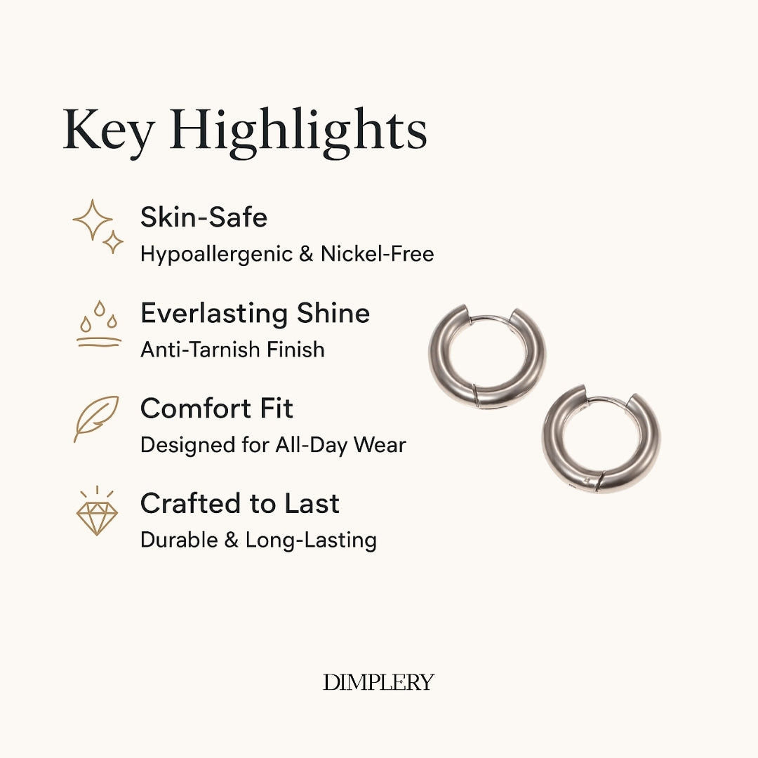 ऐरा हूप इयररिंग - 12 MM