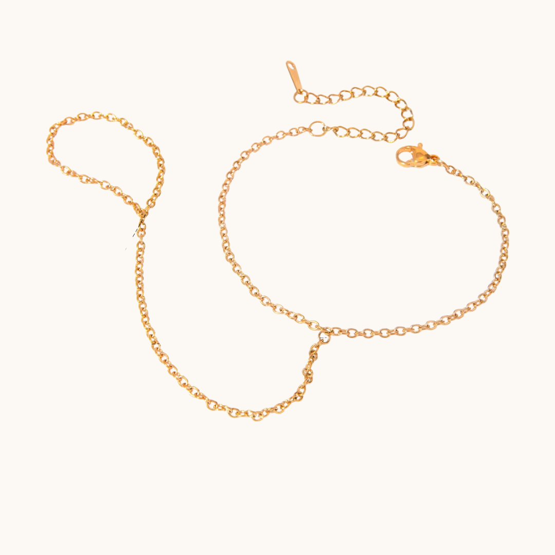 Ira Simple Hand Chain Bracelet