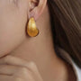 Sara Water Drop Textured Earring