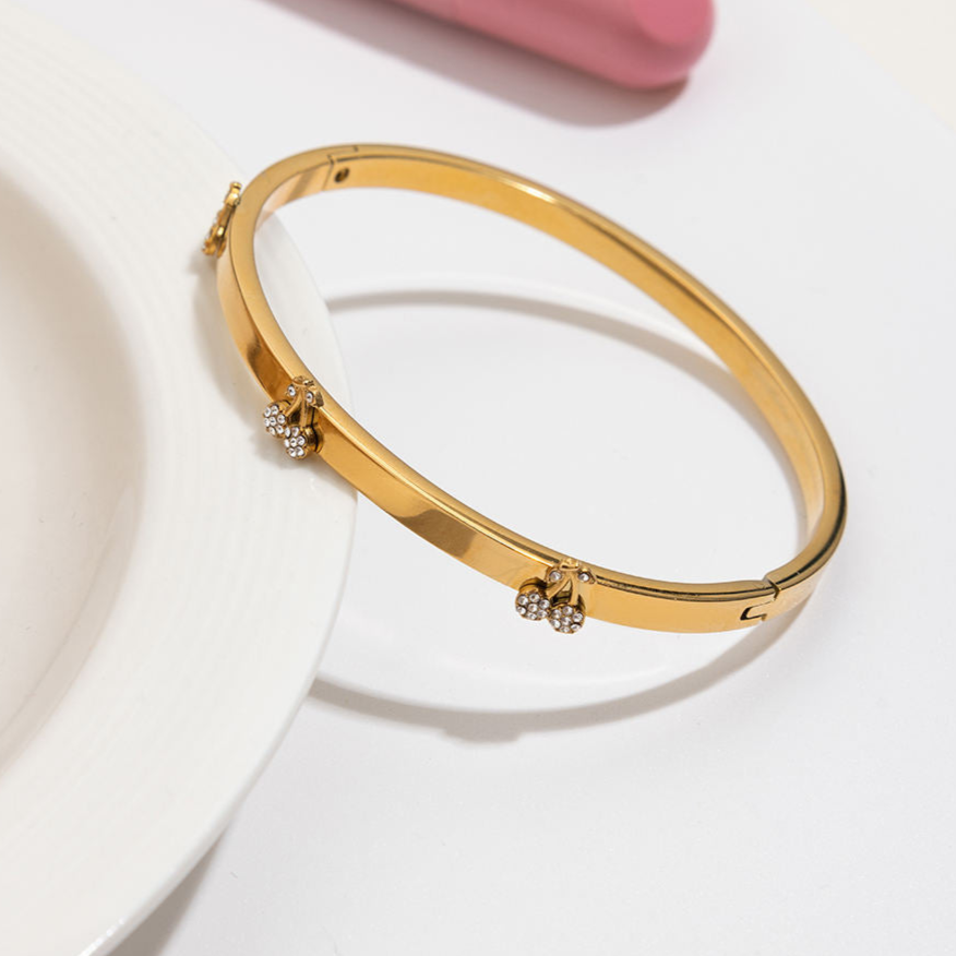 Cherry Diamond Bangle
