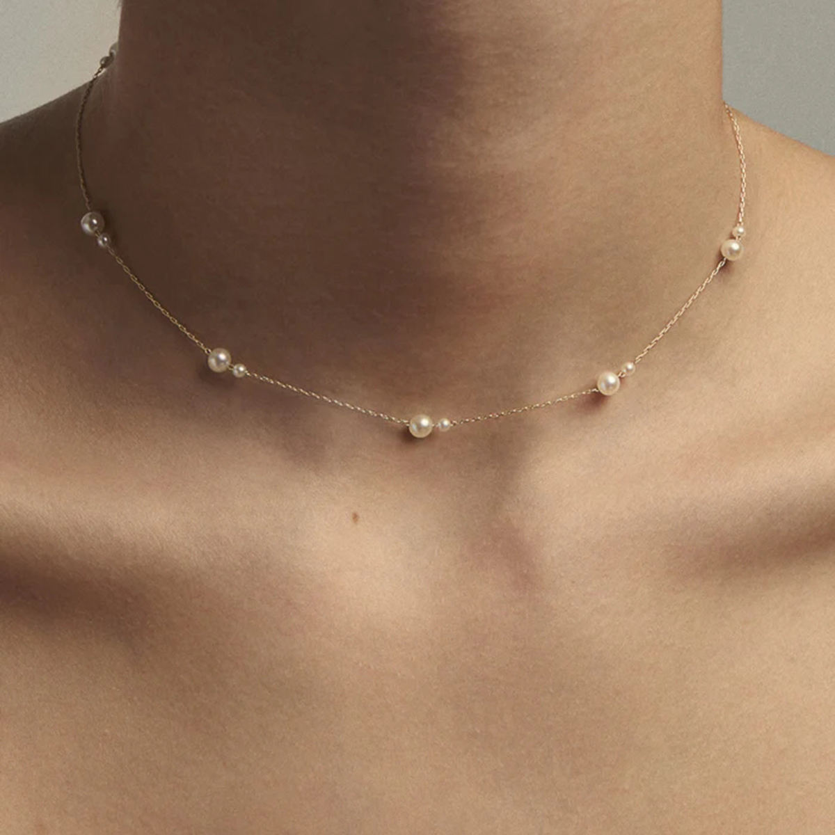 जुड़वां मोती का हार