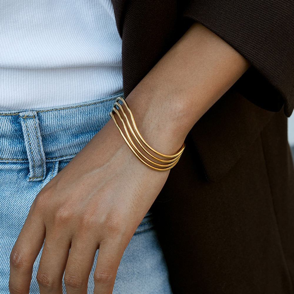 Classic 3 Wave Bangle