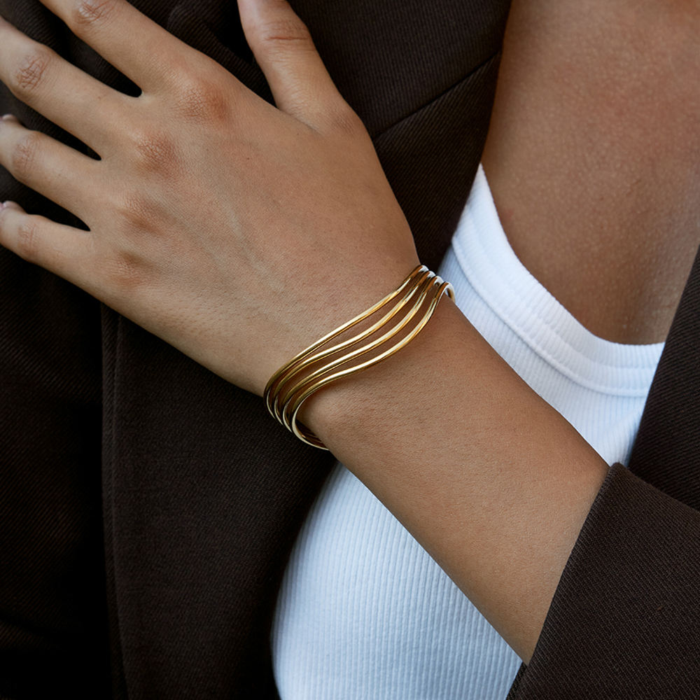 Classic 3 Wave Bangle