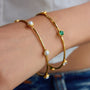 Royal Pearl Single Bangle