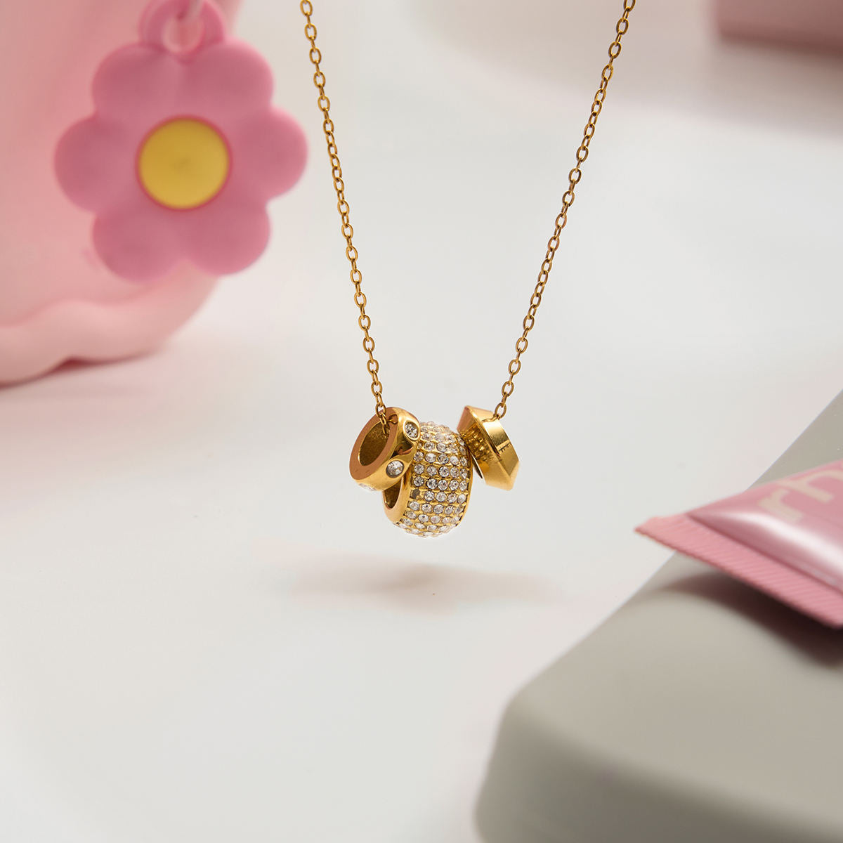 Aira 3 Charm Necklace