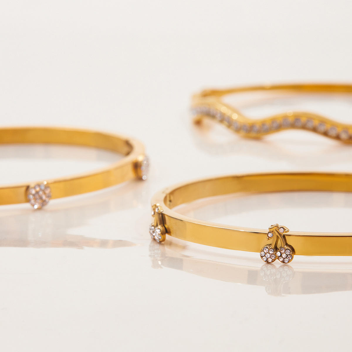 Cherry Diamond Bangle