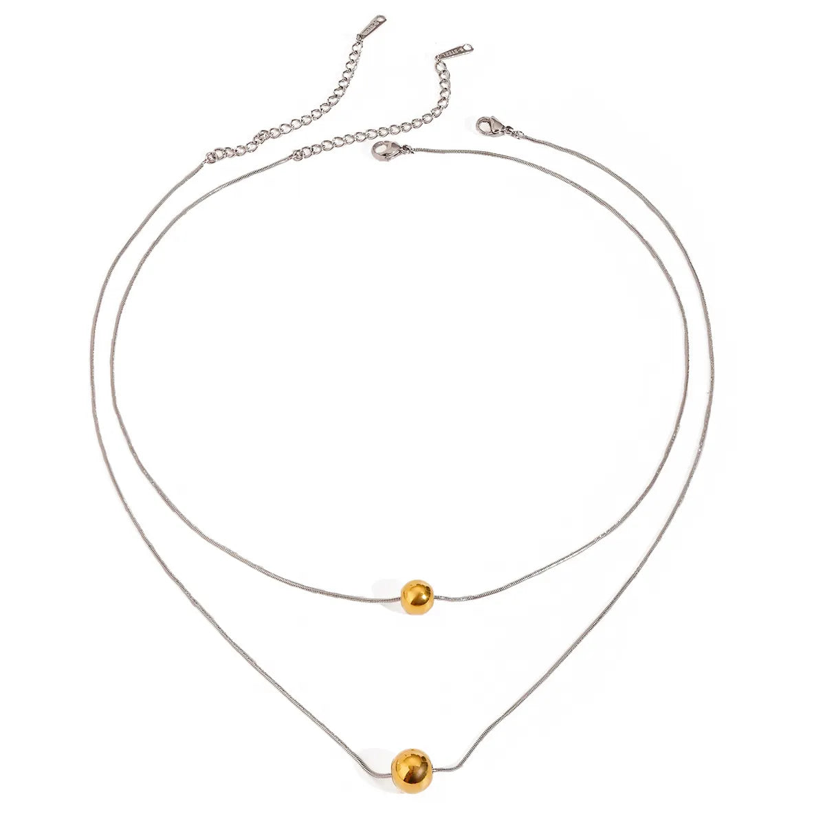 ओर्ब डुअल टोन नेकलेस