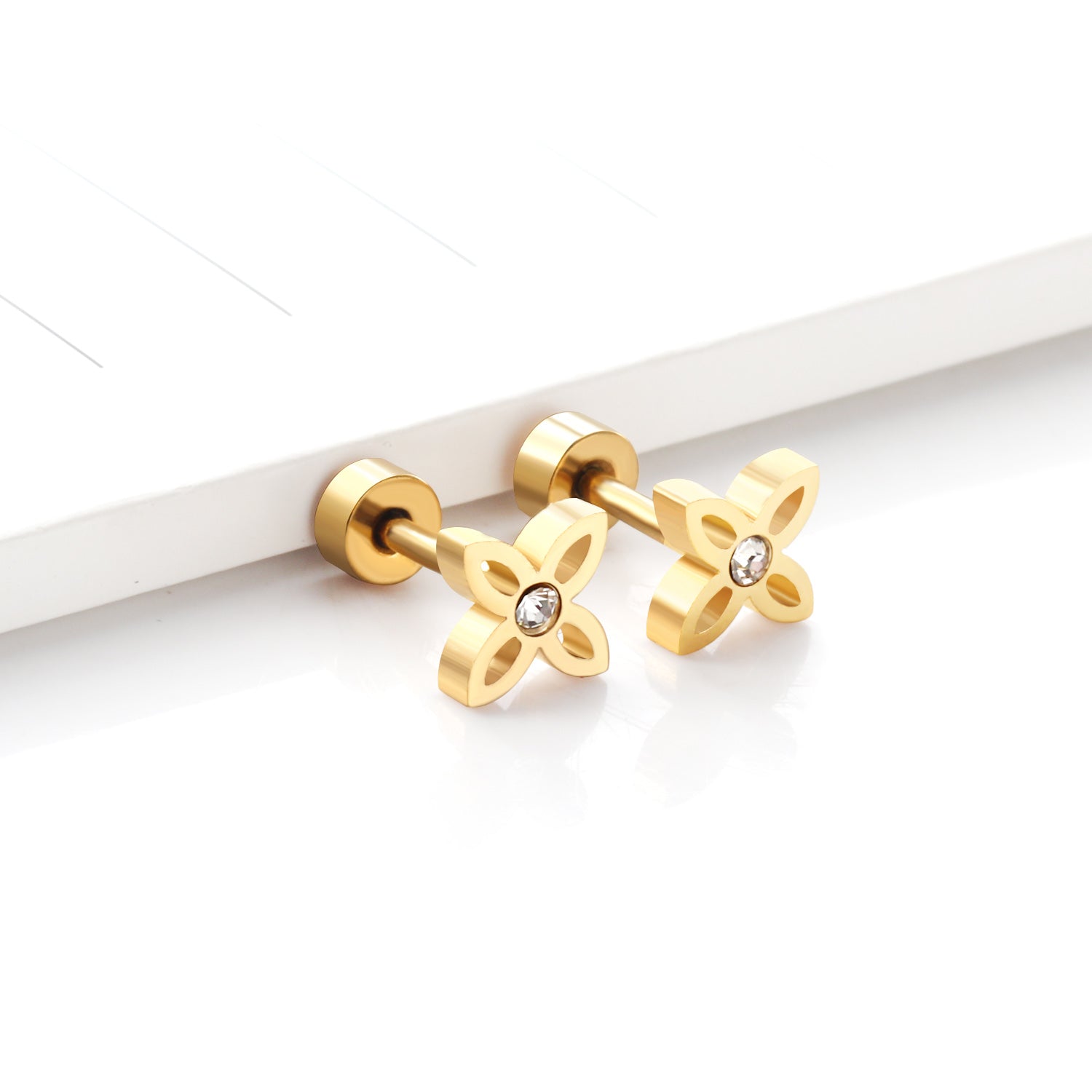 फूल स्टड बाली