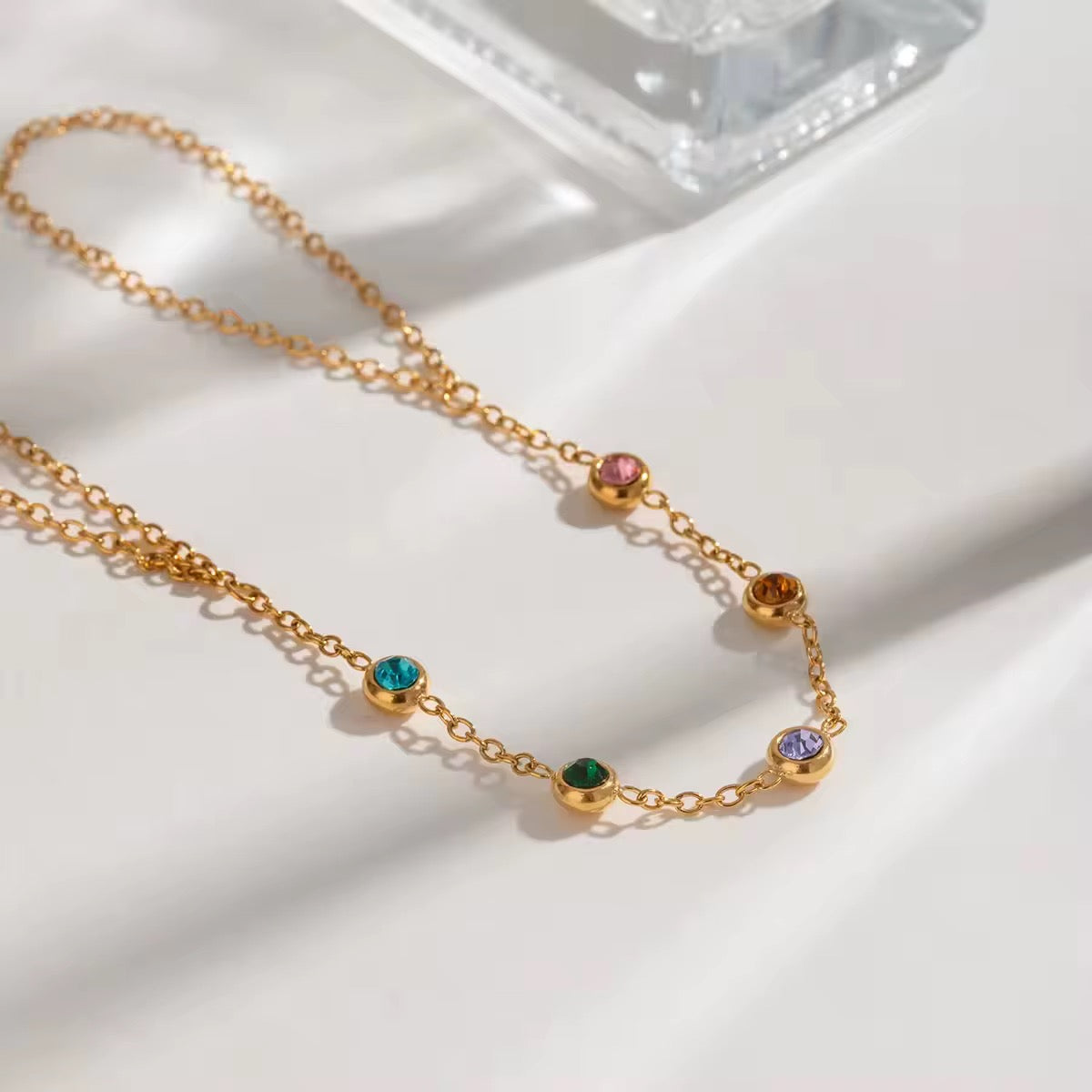 Ira Multicolor Hand Chain Bracelet