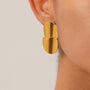 Chunky Layered Curvy Earring