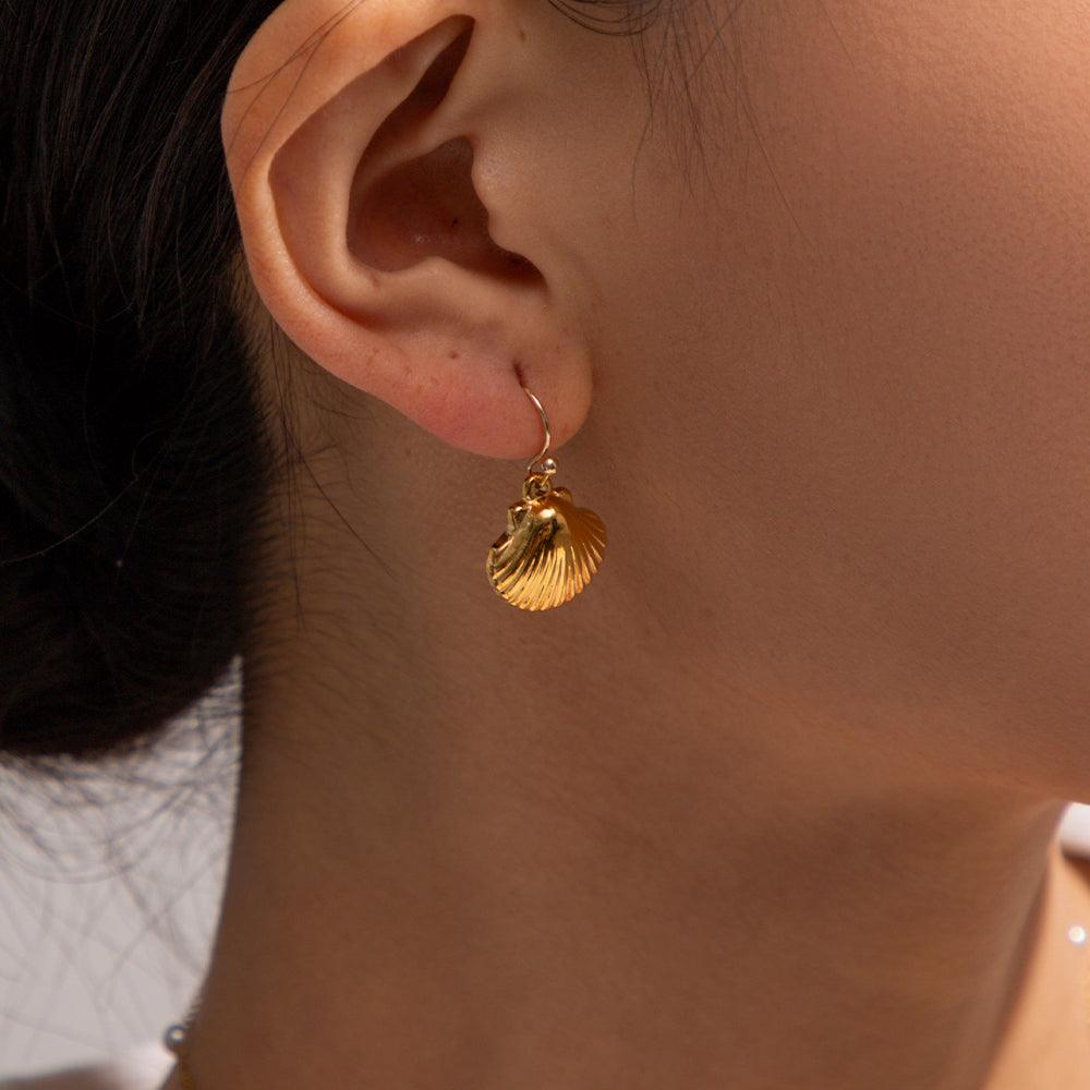 समुद्री शंख लटकती बाली