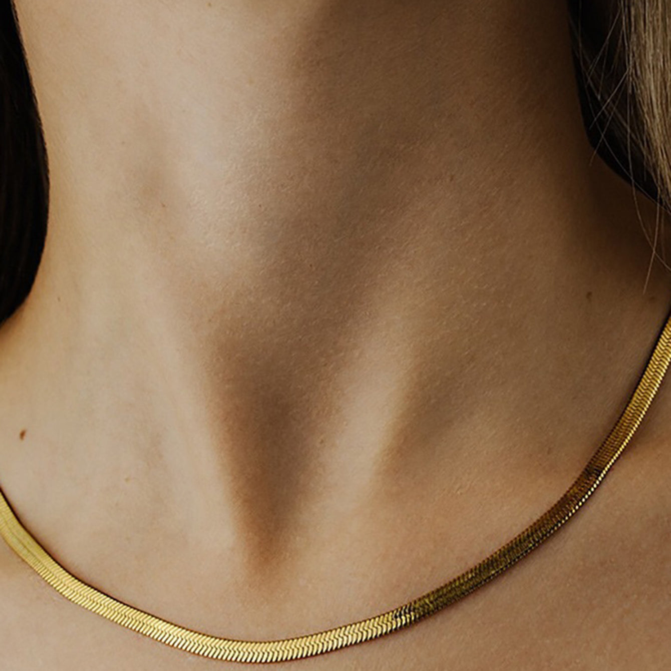 साँप चेन हार - 4 मिमी