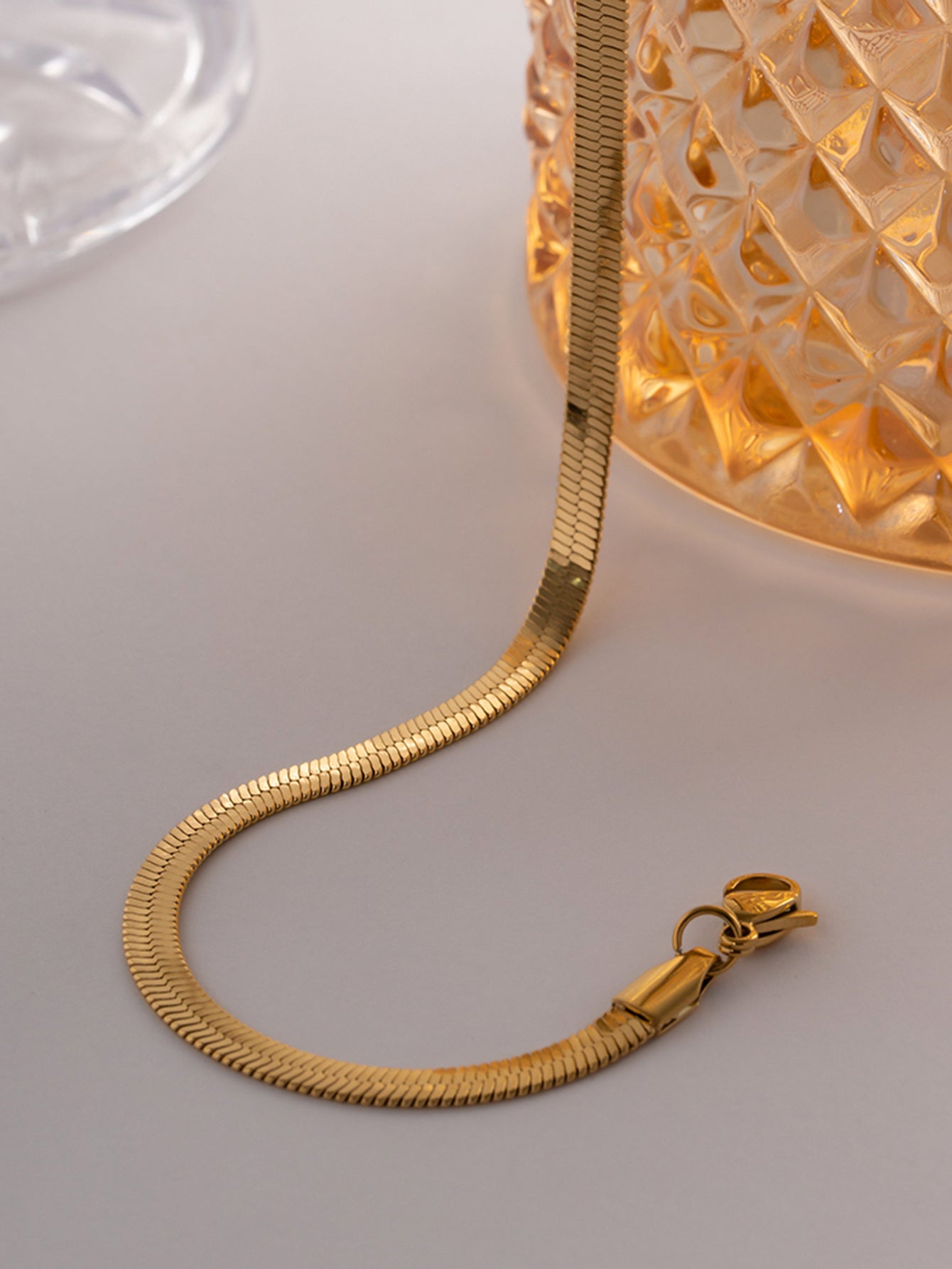 साँप चेन हार - 4 मिमी