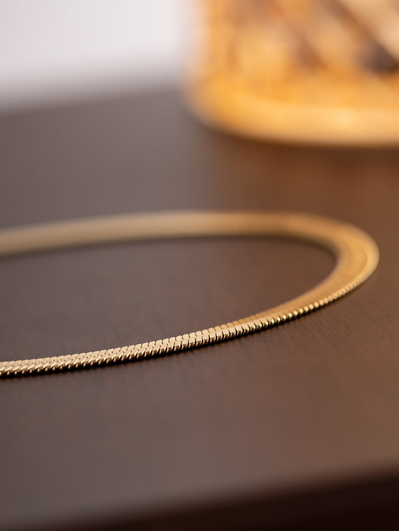 साँप चेन हार - 4 मिमी