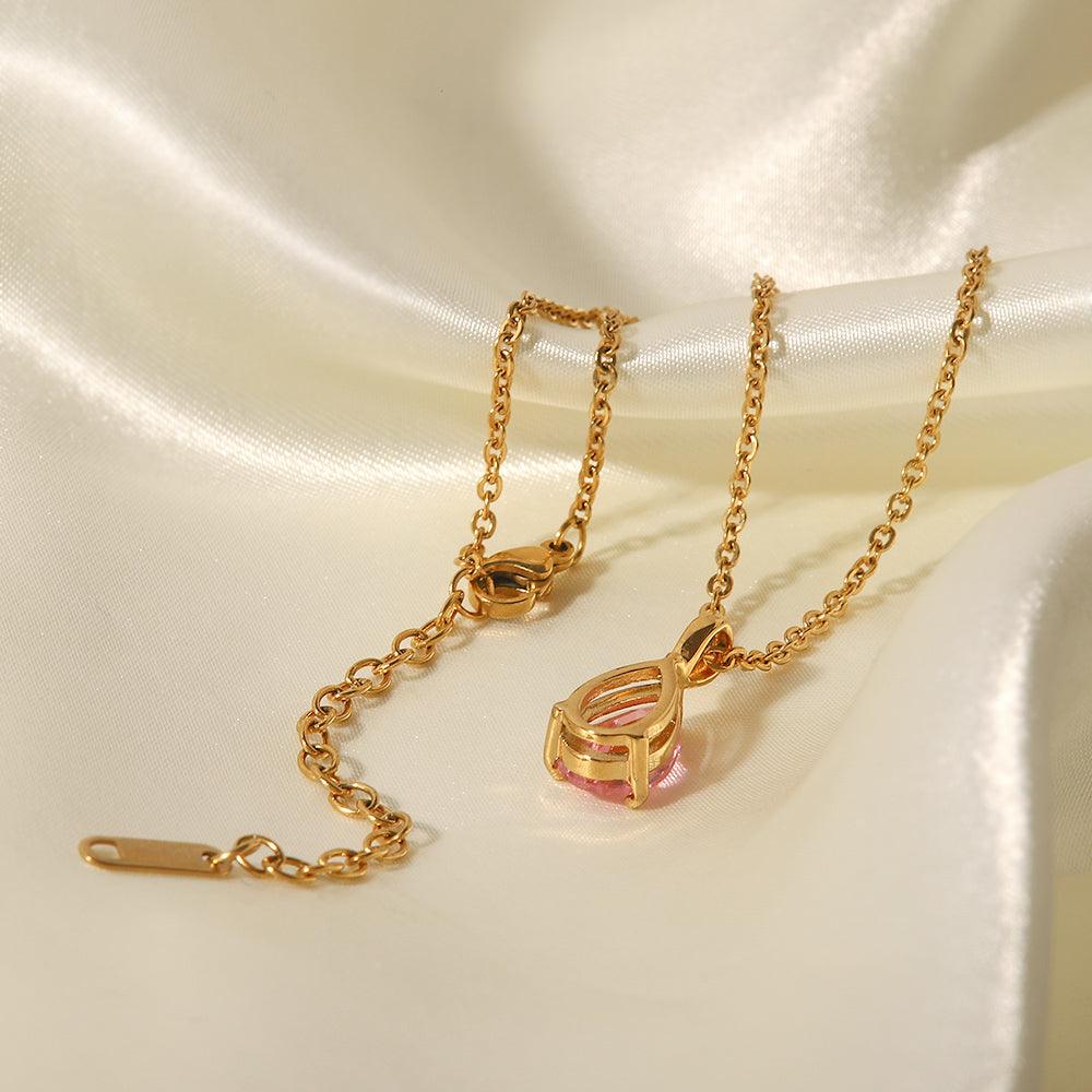 दामिनी ज़िरकोनिया एलीट नेकलेस