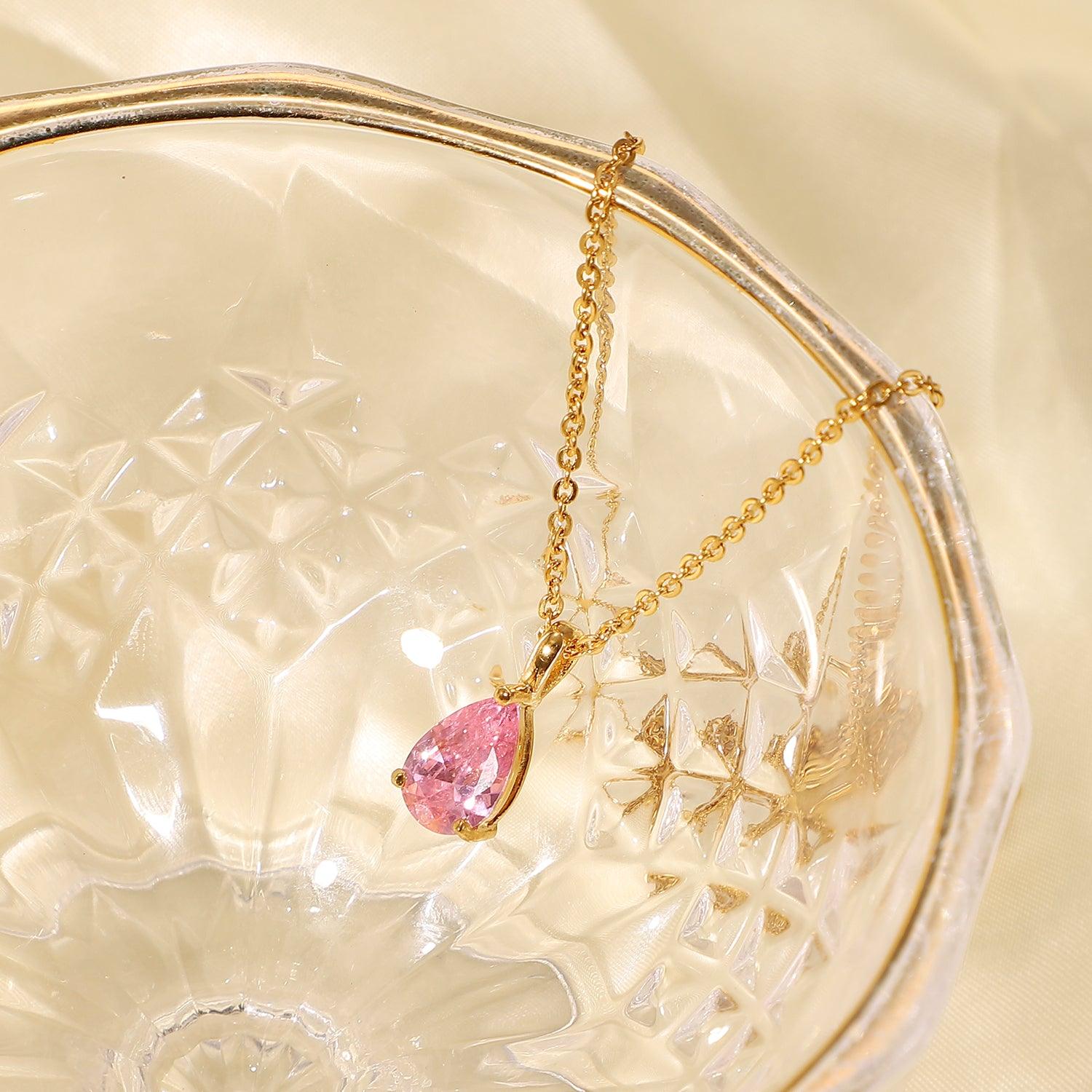 दामिनी ज़िरकोनिया एलीट नेकलेस