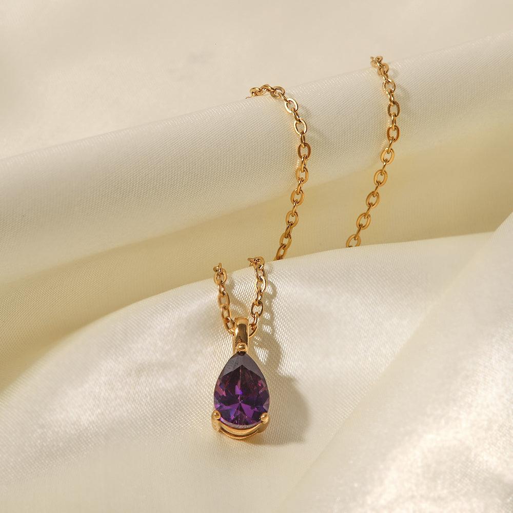 दामिनी ज़िरकोनिया एलीट नेकलेस