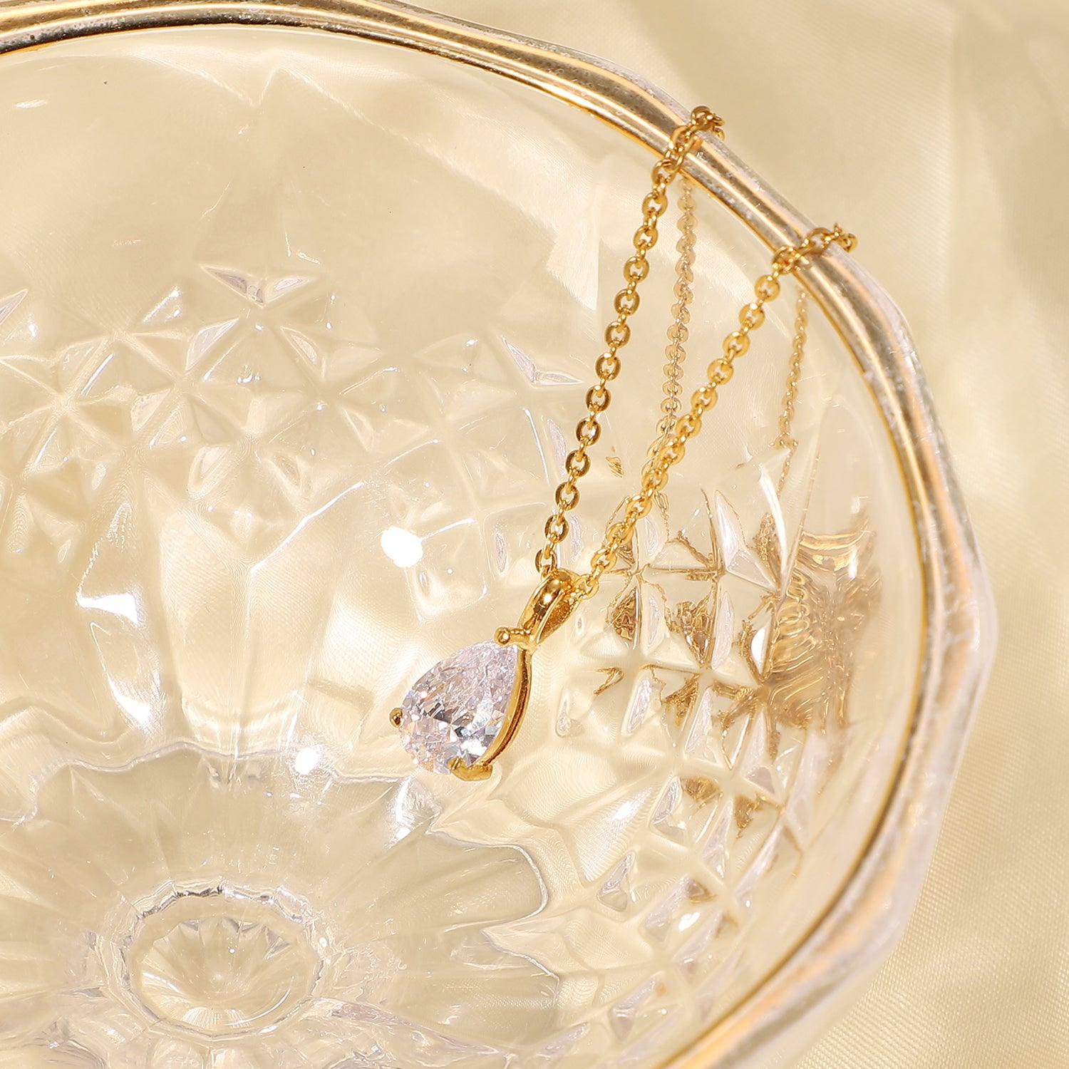 दामिनी ज़िरकोनिया एलीट नेकलेस