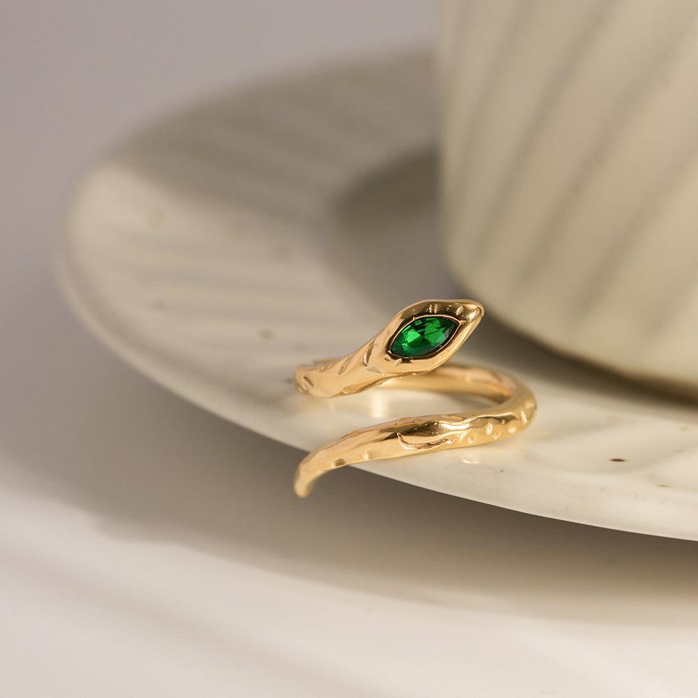 एला स्नेक आकार बदलने योग्य अंगूठी