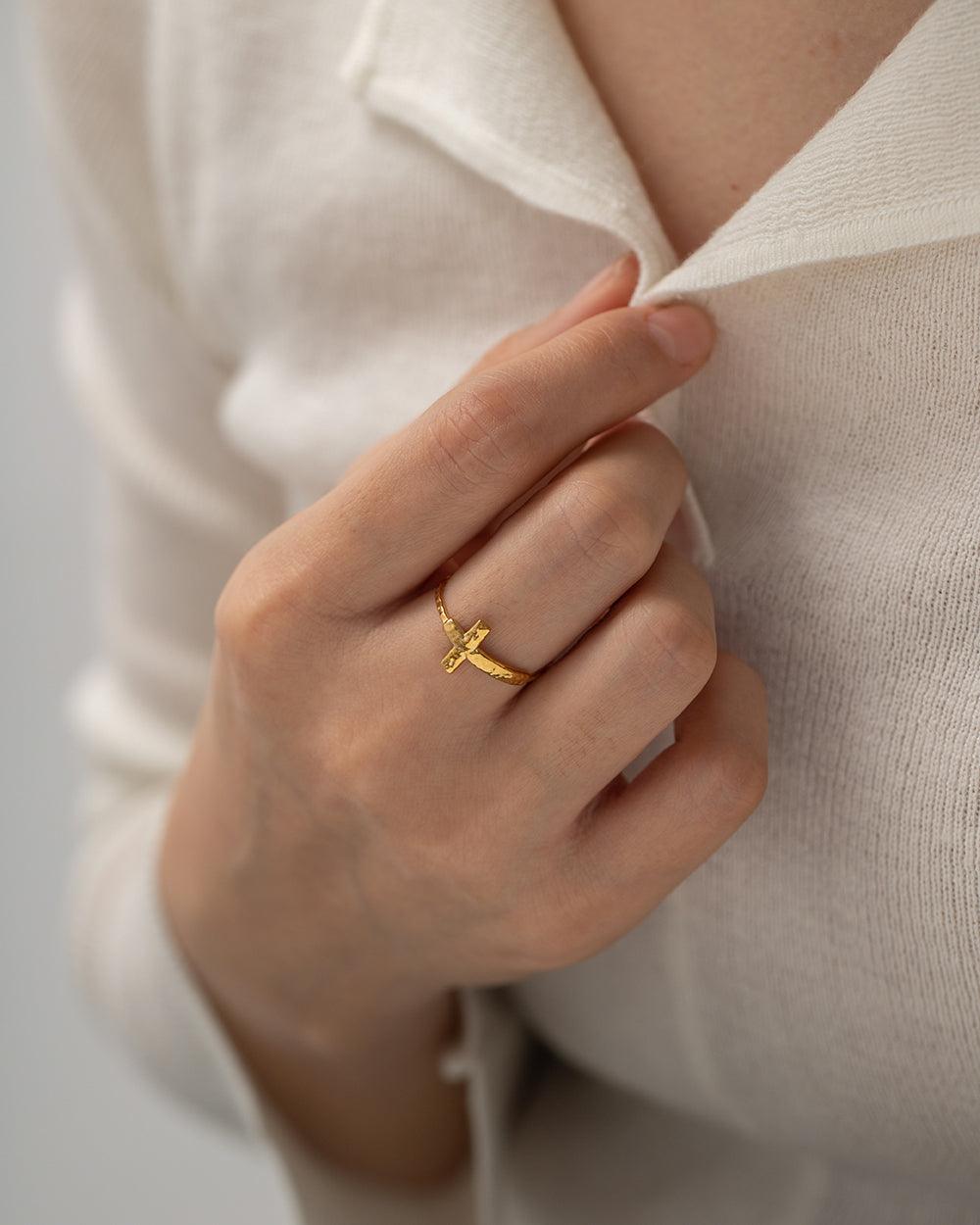 क्रॉस आकार बदलने योग्य रिंग