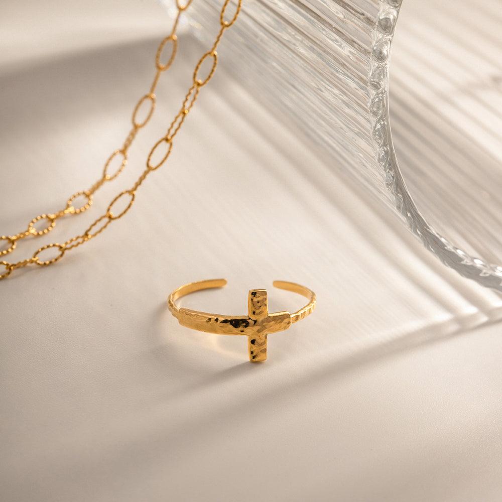 क्रॉस आकार बदलने योग्य रिंग