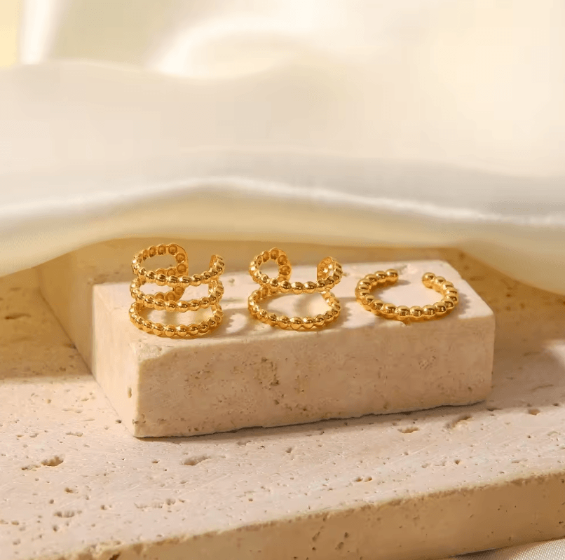 3 इयररिंग सेट - कफ