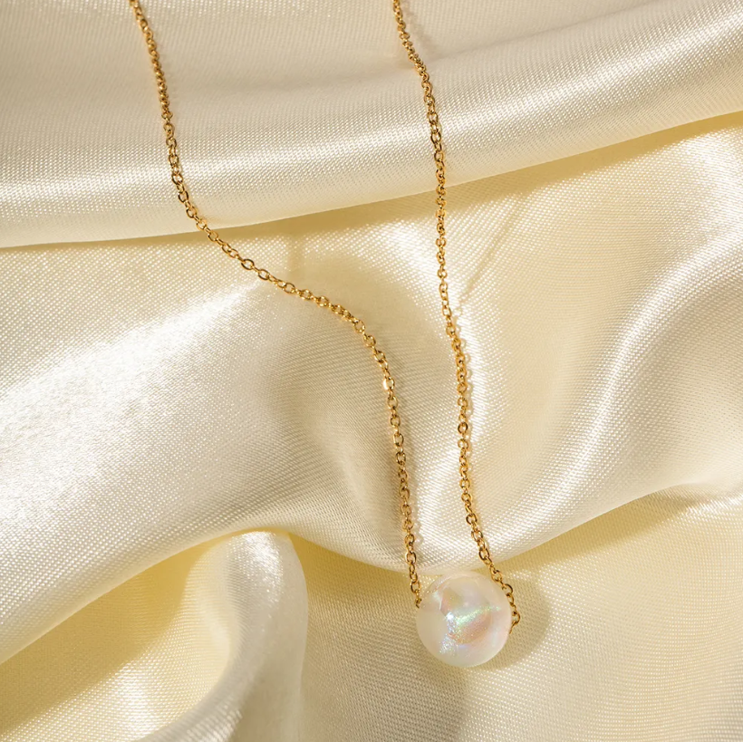 एकल मत्स्यांगना मनका हार