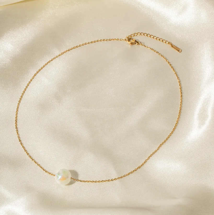 एकल मत्स्यांगना मनका हार