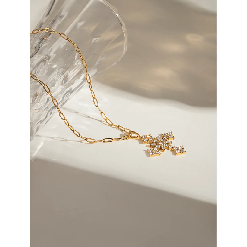 क्रॉस बिग एलीट नेकलेस