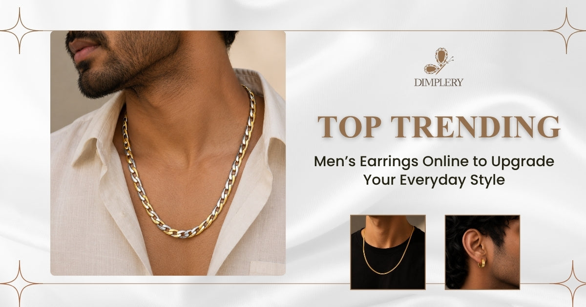 Top Trending Men’s Fashion Earrings Online to Upgrade Your Everyday Style