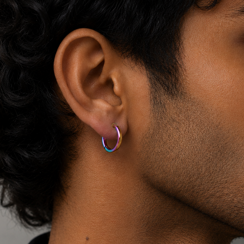 Petite Hoop Earring - 10 MM - M