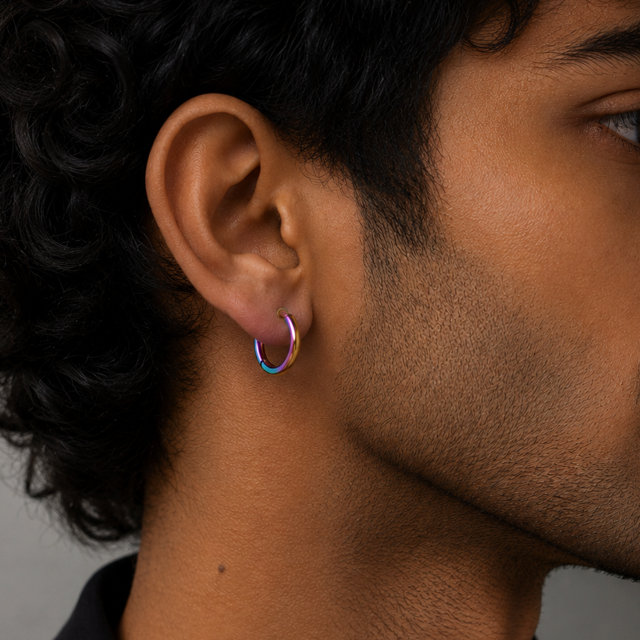 Petite Hoop Earring - 10 MM - M