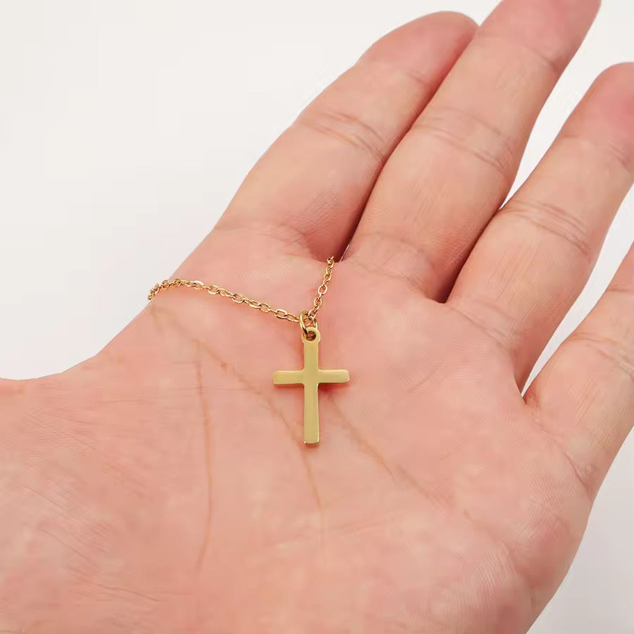 Tiny Cross Necklace