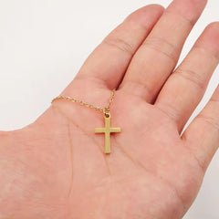 Tiny Cross Necklace