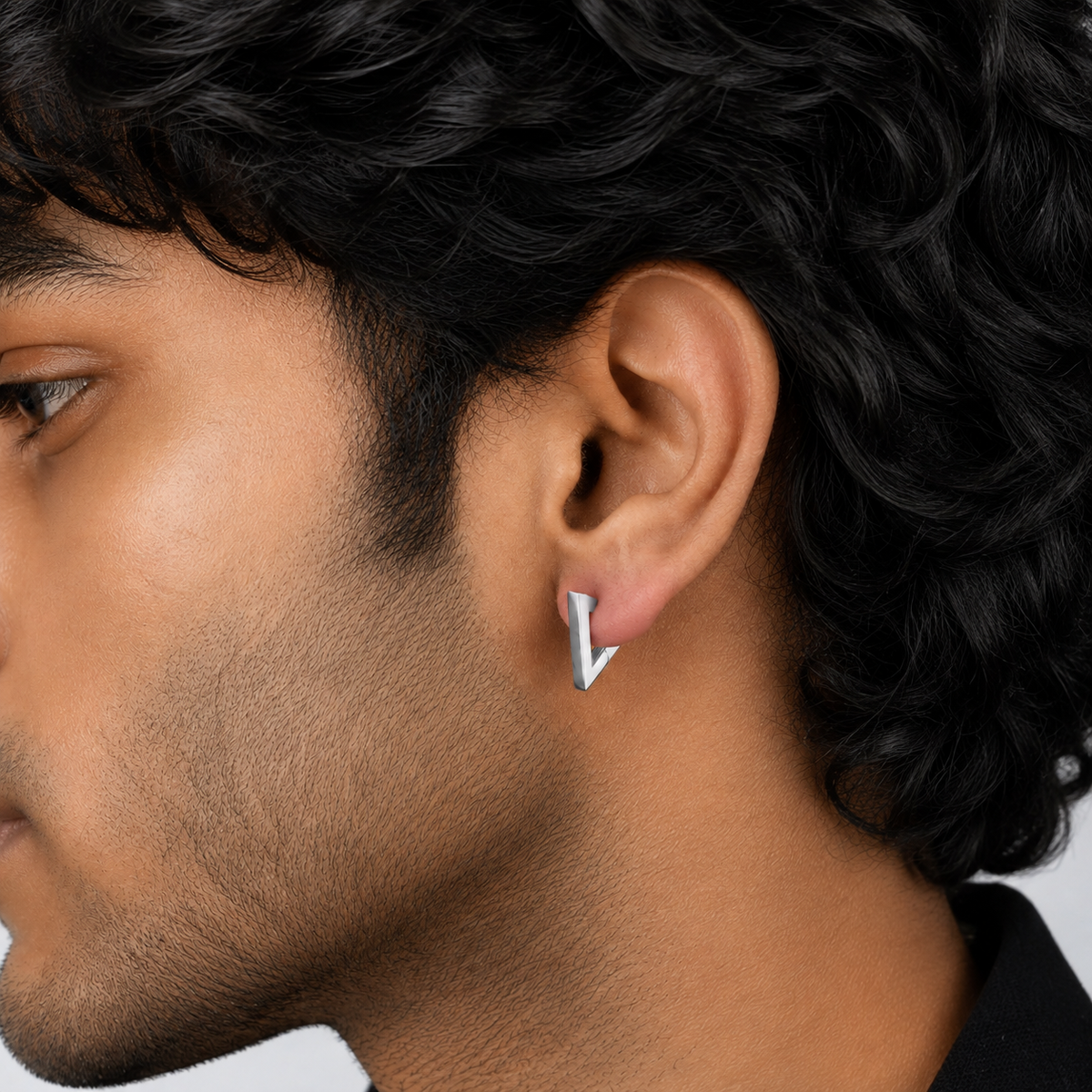 Triangle Hoop Earring - S