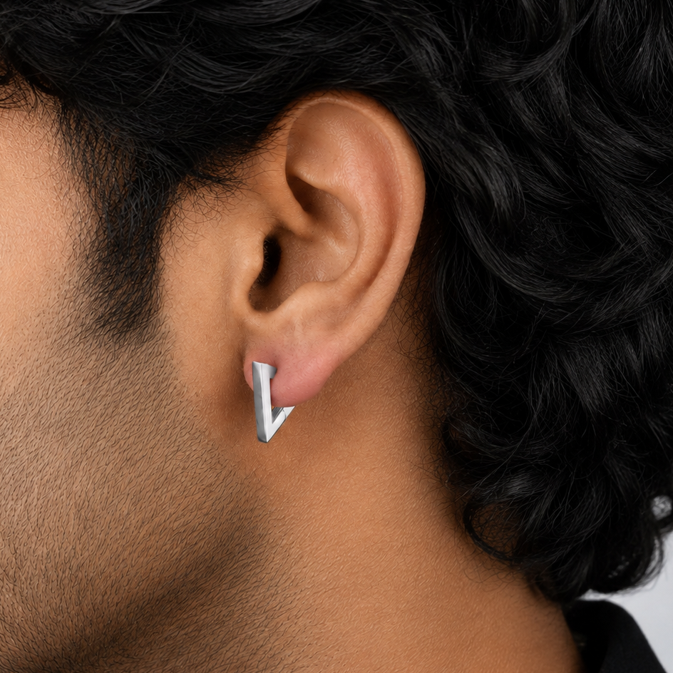 Triangle Hoop Earring - S