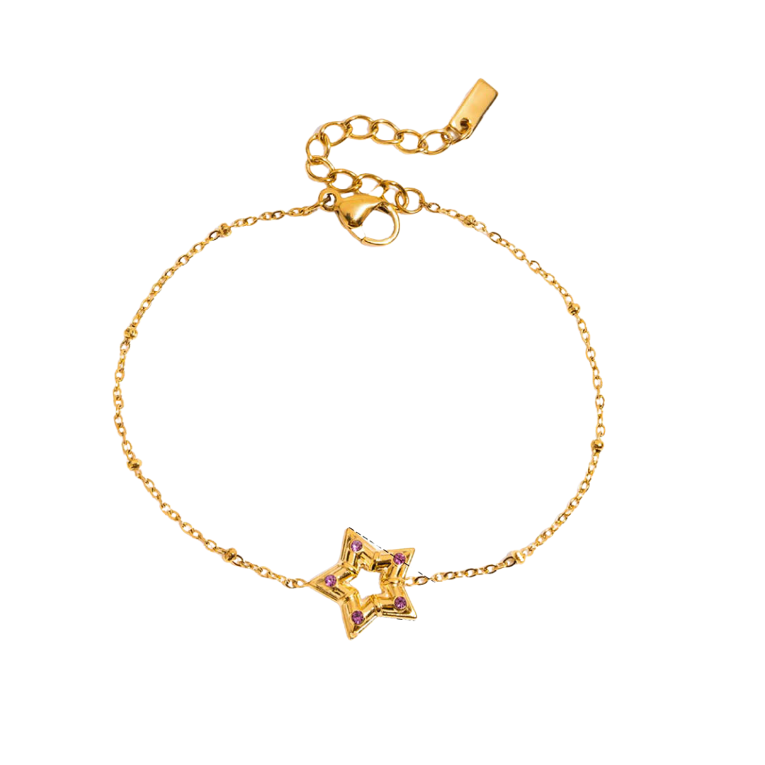 Buy  gold-toned star bracelet