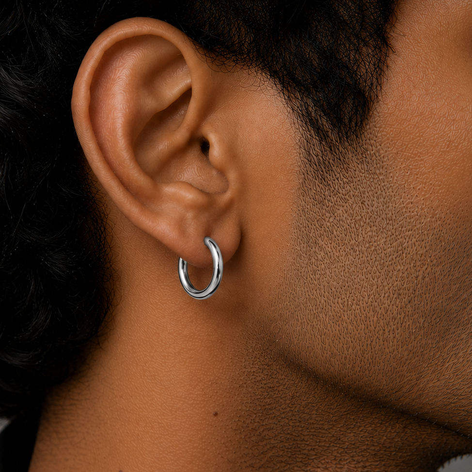 Petite Hoop Earring - 12 MM - S