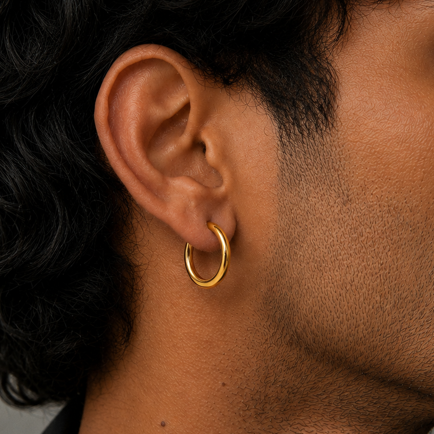 Petite Hoop Earring - 12 MM