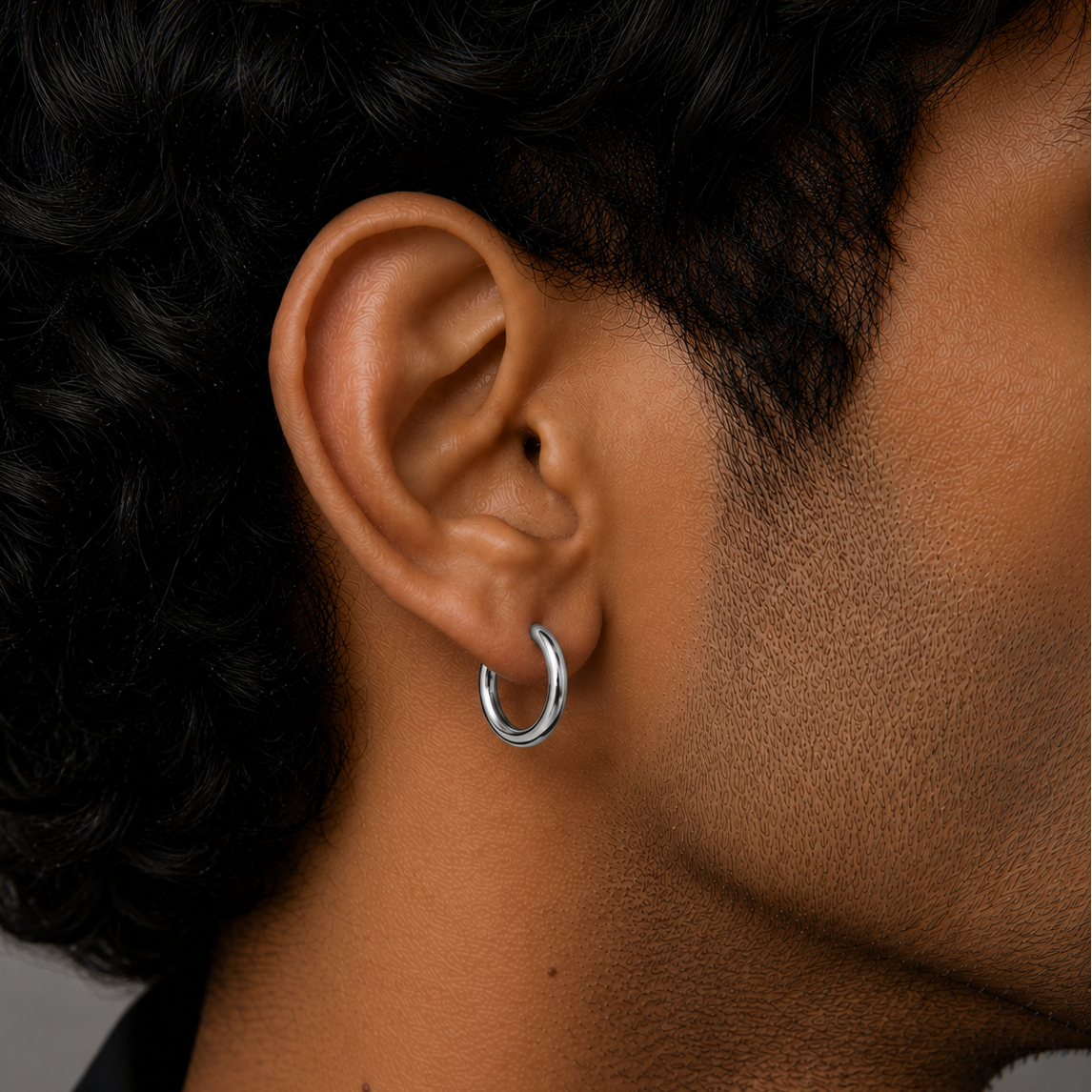Petite Hoop Earring - 12 MM - S
