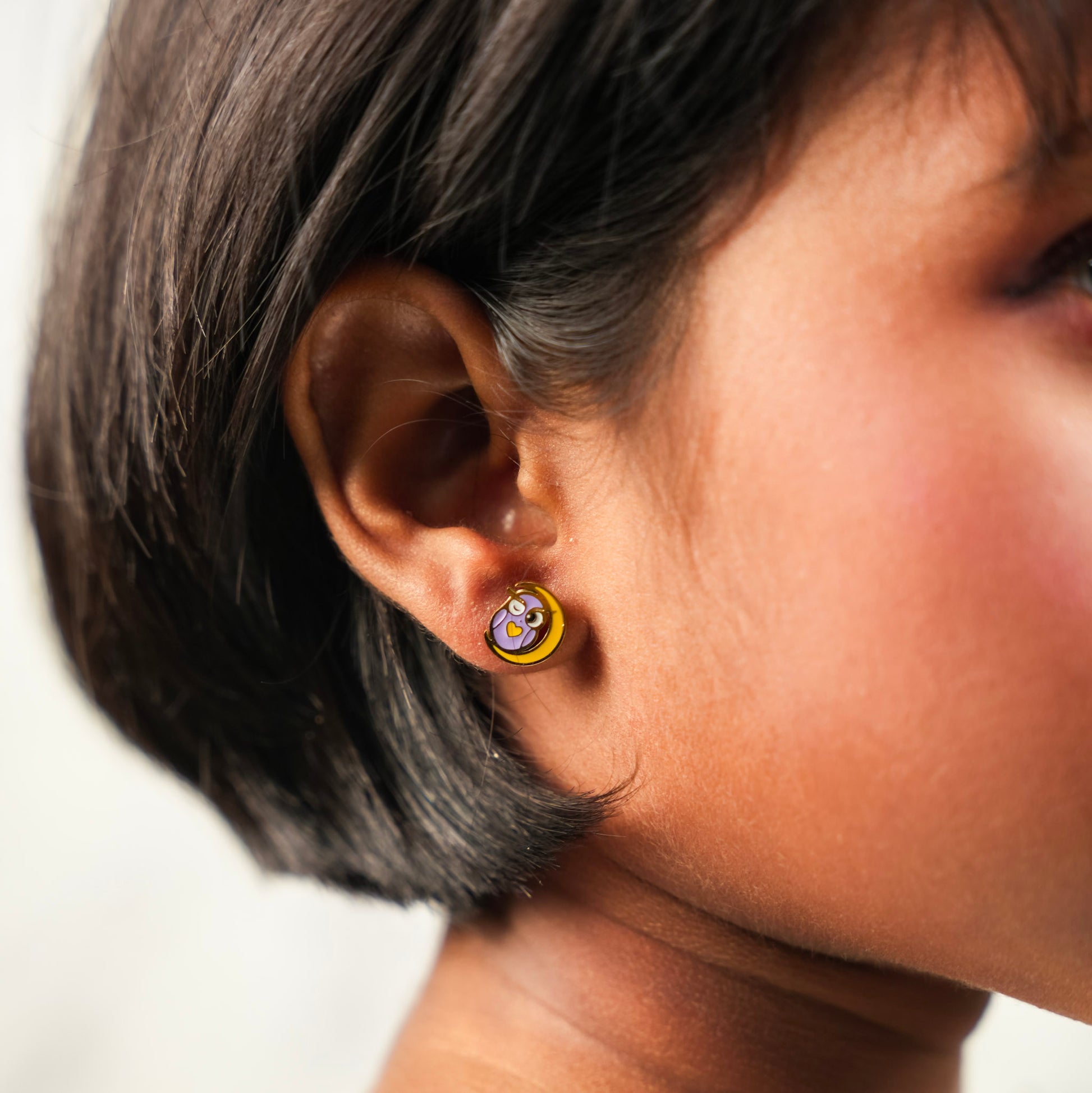 Cute Owl Stud Earring